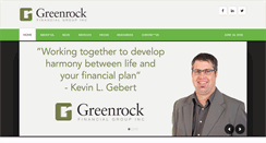 Desktop Screenshot of greenrockfinancialgroup.com