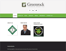 Tablet Screenshot of greenrockfinancialgroup.com